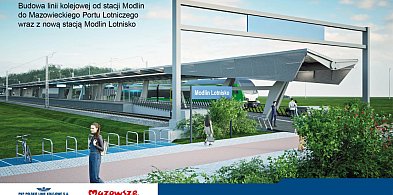 Region: Koleją na lotnisko w Modlinie. Ruszył przetarg na budowę 5-kilomet...