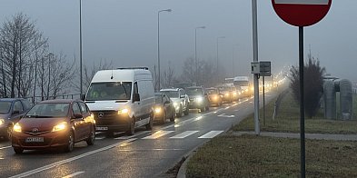 Paraliż komunikacyjny na DK61 trafi do telewizji?-143199