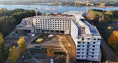 Jachranka uzdrowiskiem? Trwa budowa term, obiekt ma być gotowy za dwa lata