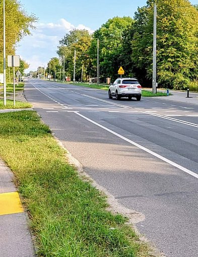Jabłonna: Na DW630 pulsujące światła ostrzegą kierowców przed rowerzystami-141849