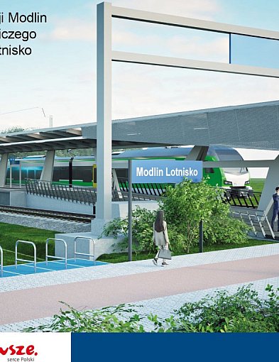 Region: Koleją na lotnisko w Modlinie. Ruszył przetarg na budowę 5-kilomet...