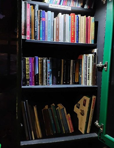 Zabierał książki z "książkobudki" w Dosinie. Po przesłuchaniu zaczął je oddawać