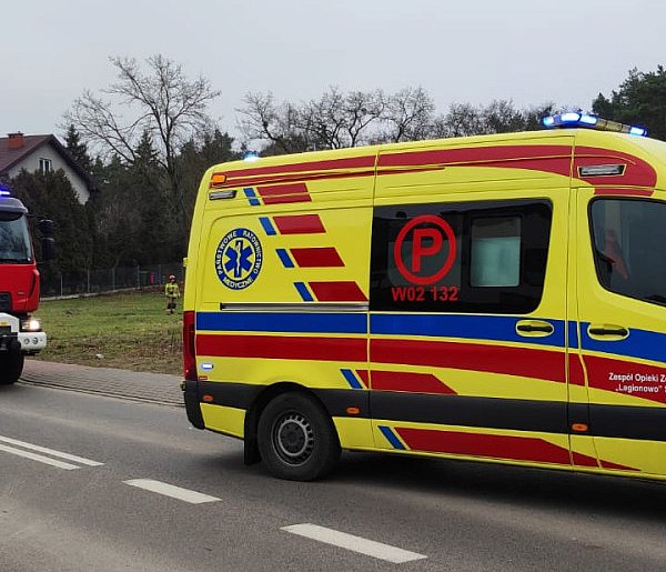 Wola Aleksandra: Wypadek z udziałem rowerzysty. Mężczyzna w szpitalu-142863