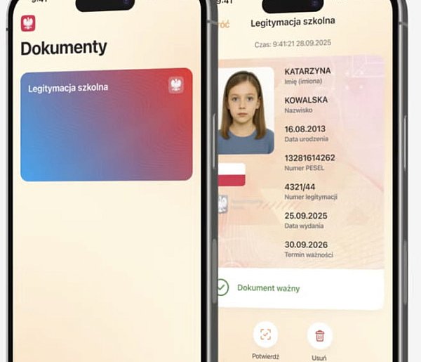 Nowe dokumenty w mObywatelu Junior. Aplikacja dla uczniów z kolejnymi funkcjami