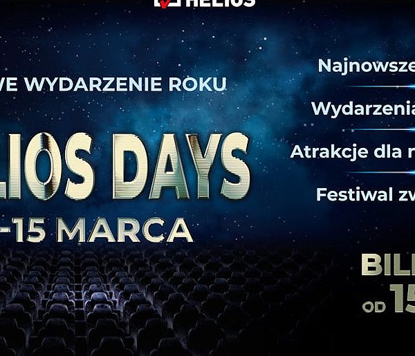 Helios Days – trzy dni filmowych emocji w wyjątkowych cenach