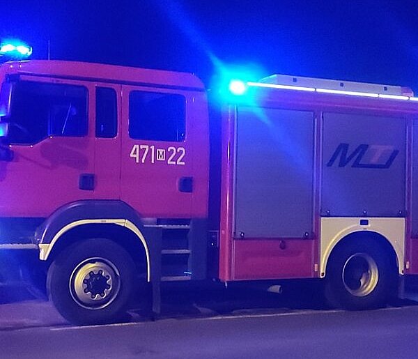 Aleksandrów: Pożar budynku przy Królewskiej