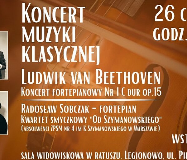 Muzyka Beethovena zabrzmi w legionowskim ratuszu