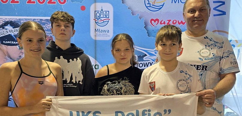 Pływacy z "Delfina" pobili swoje życiowe rekordy podczas zawodów w Mławie