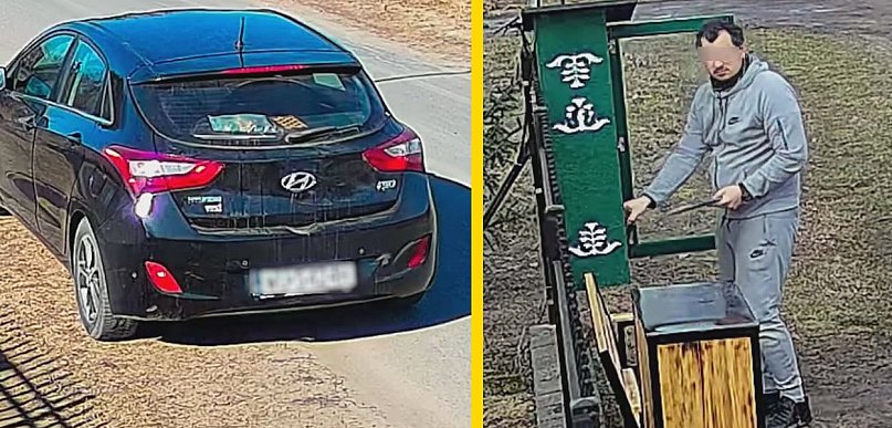 Kradnie książki i odjeżdża. Mieszkańcy Dosina zgłosili sprawę na policję