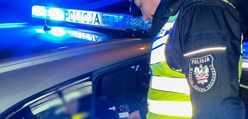 Wólka Radzymińska: Pędził mercedesem ponad 120 km/h. Był pijany