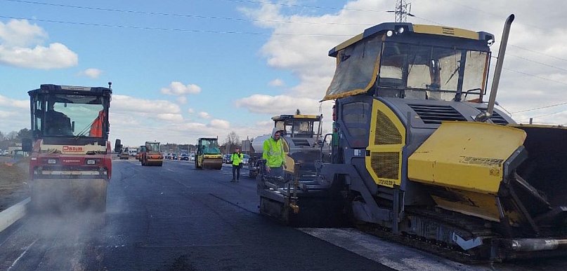 GDDKiA: Po zimowej przerwie rozbudowa DK61 nabrała rozpędu