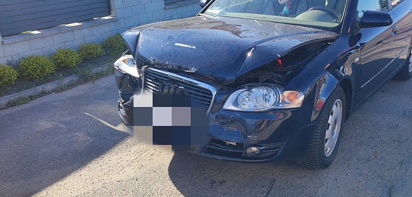 Kolizja na Modlińskiej w Jabłonnie. Zderzyły się audi i opel