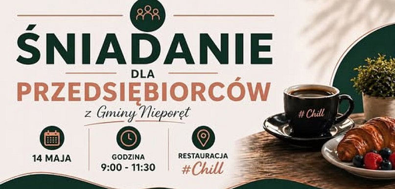 Nieporęt: Przyjdź na śniadanie przedsiębiorców