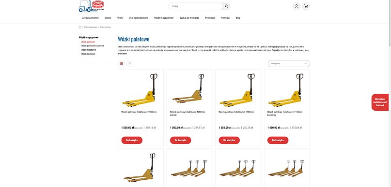 Wózki paletowe w logistyce i e-commerce - jak usprawniają kompletację zamówień?