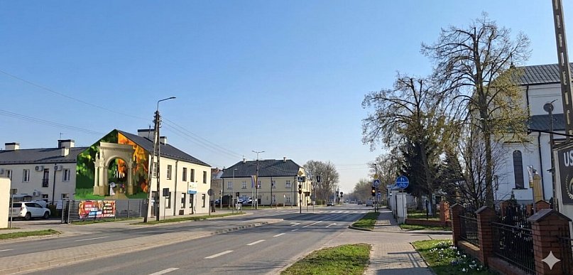 Tak będzie wyglądać mural w centrum Jabłonny. Wybrano go spośród niemal...