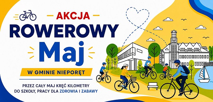 Wsiądź na rower i dołącz do zabawy. „Rowerowy Maj” ponownie w Gminie Nieporęt