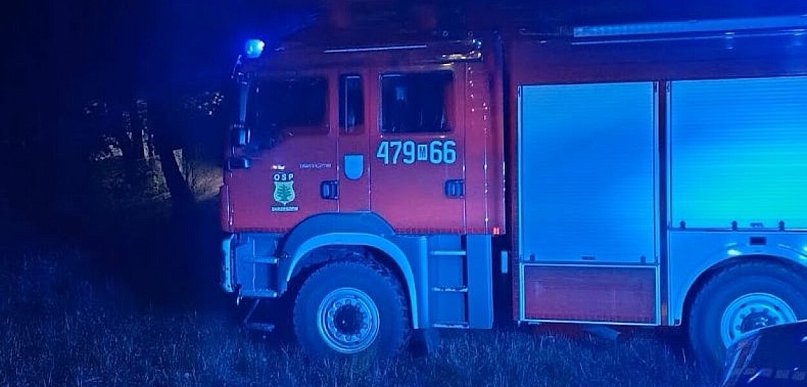Komornica: Nocne poszukiwania mężczyzny. Znalazł się cały i zdrowy