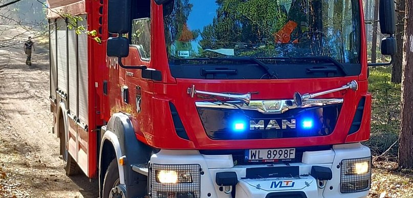 Michałów-Reginów: Od iskier z transformatora zapaliła się trawa
