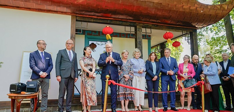 Altana Chińska w parku przy Pałacu w Jabłonnie odzyskała dawny blask