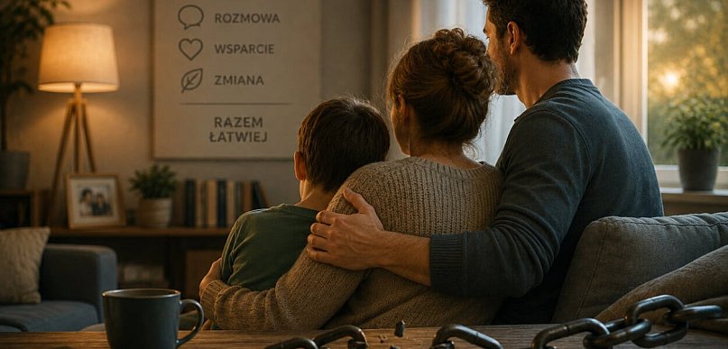 Kiedy problem w rodzinie przestaje być „prywatną sprawą”? O uzależnieniu, wsparciu