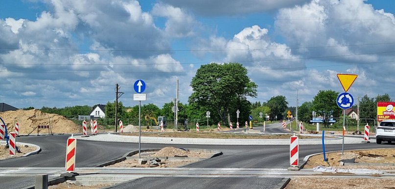 Budowa ronda Modlińska-Przedpełskiego-"wodociągówka" zmierza do końca