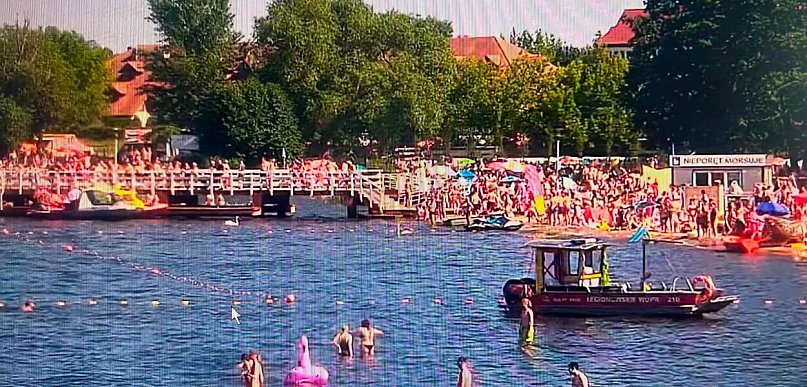Upalny weekend. Seria interwencji LWOPR nad Jeziorem Zegrzyńskim