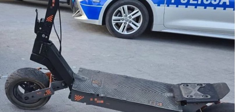 Legionowo: Policja zatrzymała pijanego 33-latka. Jechał hulajnogą