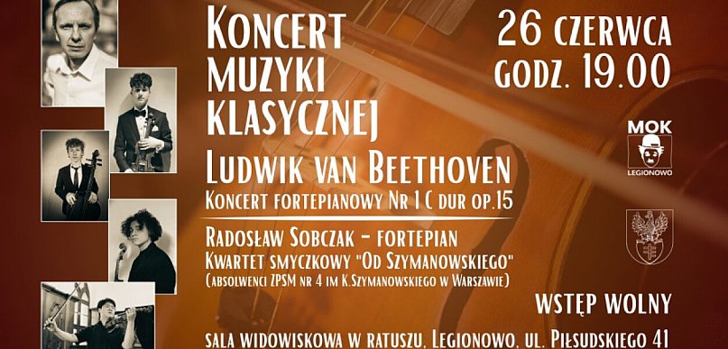 Muzyka Beethovena zabrzmi w legionowskim ratuszu