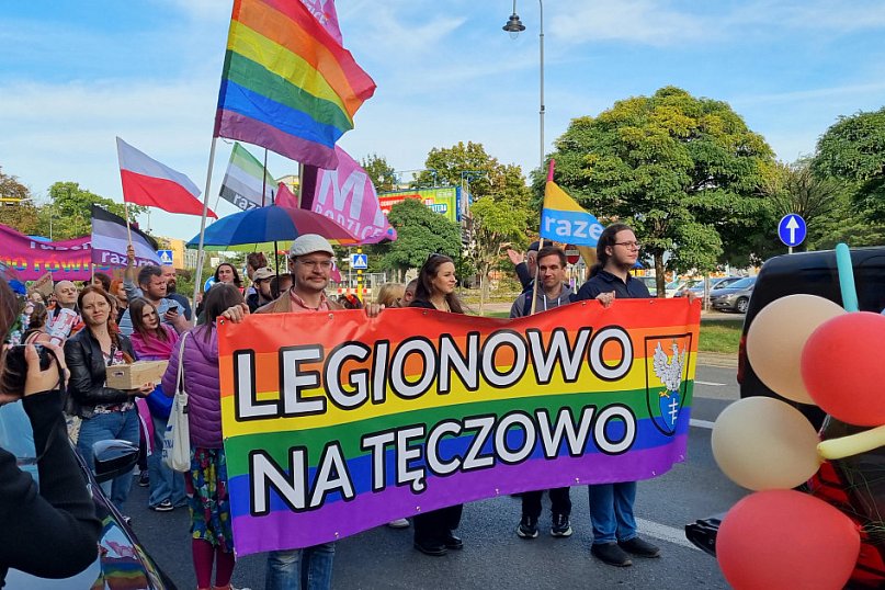 Ulicami Legionowa przeszedł Marsz Równości