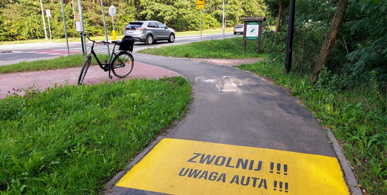 Przejazd dla rowerów na DW630 w Rajszewie. Fot. arch. Legio24.pl