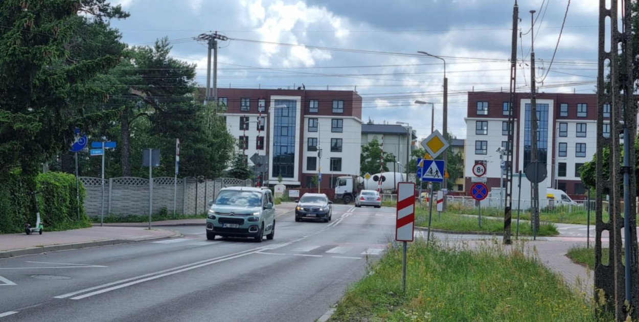 Skrzyżowanie Al. Legionów, ul. Mireckiego i Kolejowej w Legionowie, gdzie ma powstać rondo. Fot. JM/Legio24.pl