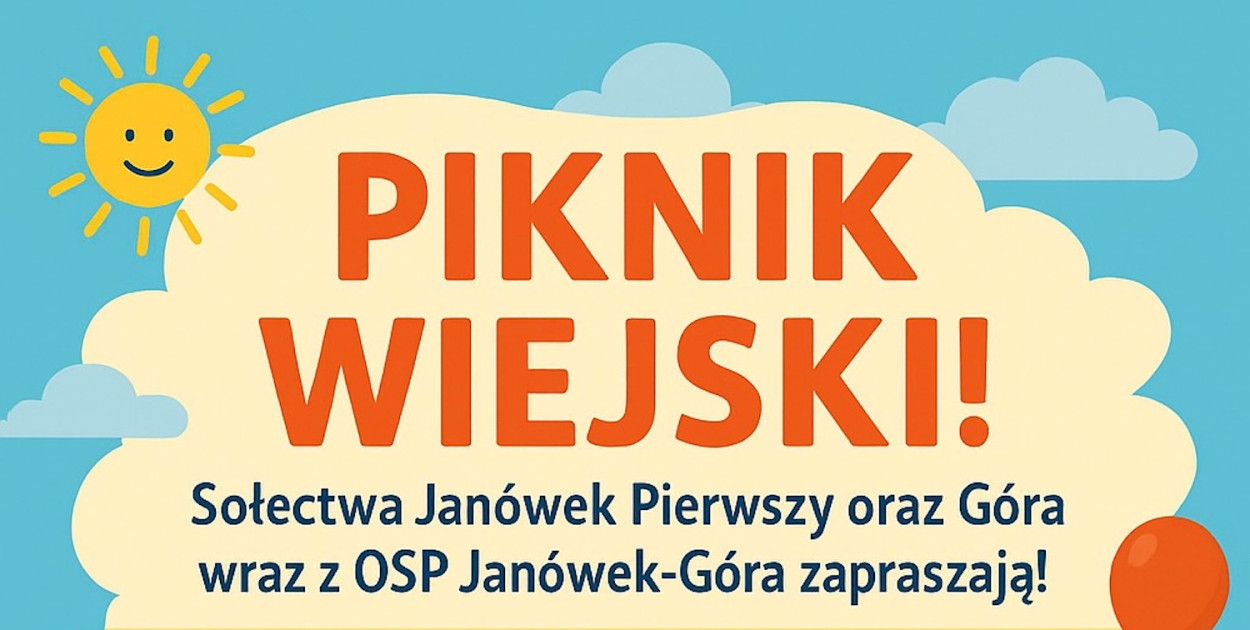 Piknik Wiejski przy remizie OSP Janówek-Góra