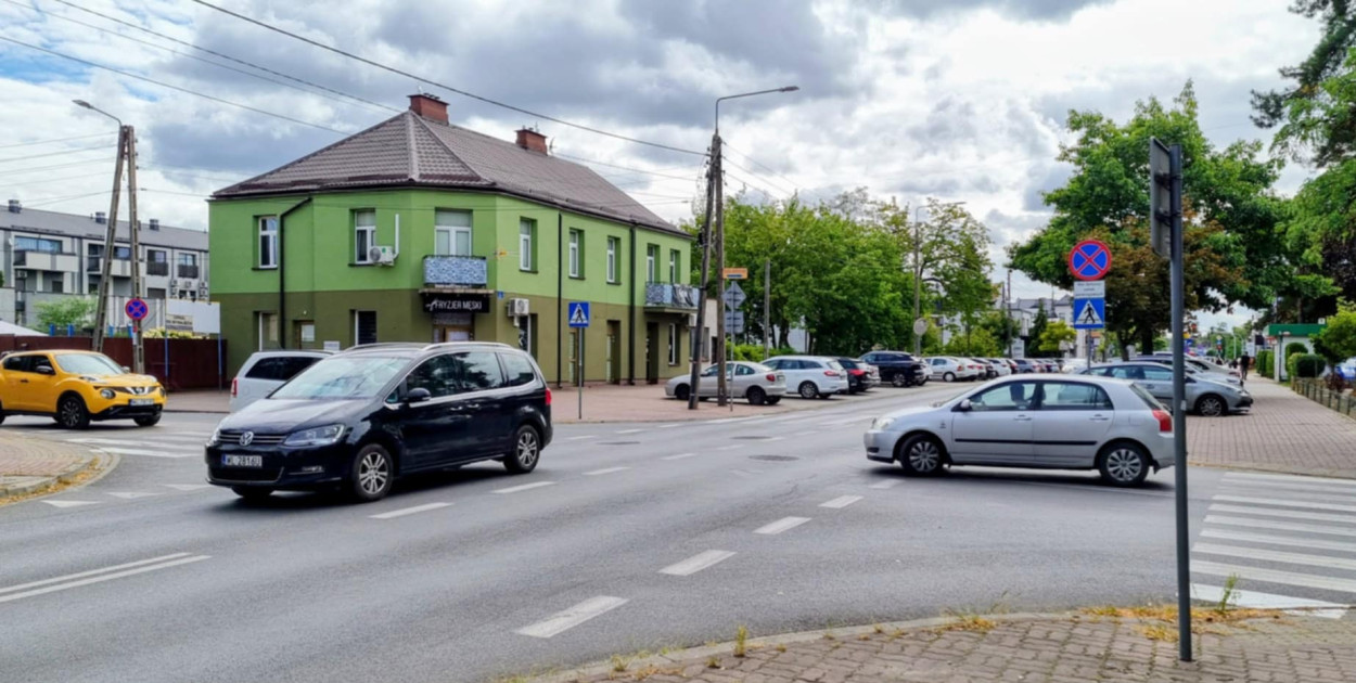 Skrzyżowania Jagiellońskiej i Al. 3-go Maja w Legionowie. Fot. arch. Legio24.pl