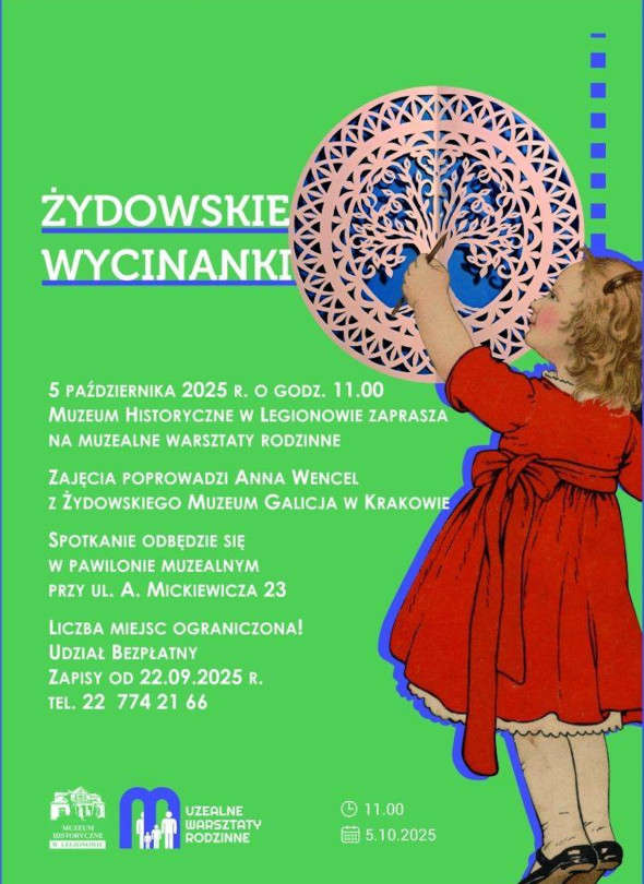 Żydowskie Wycinanki – Warsztaty Rodzinne w Legionowie