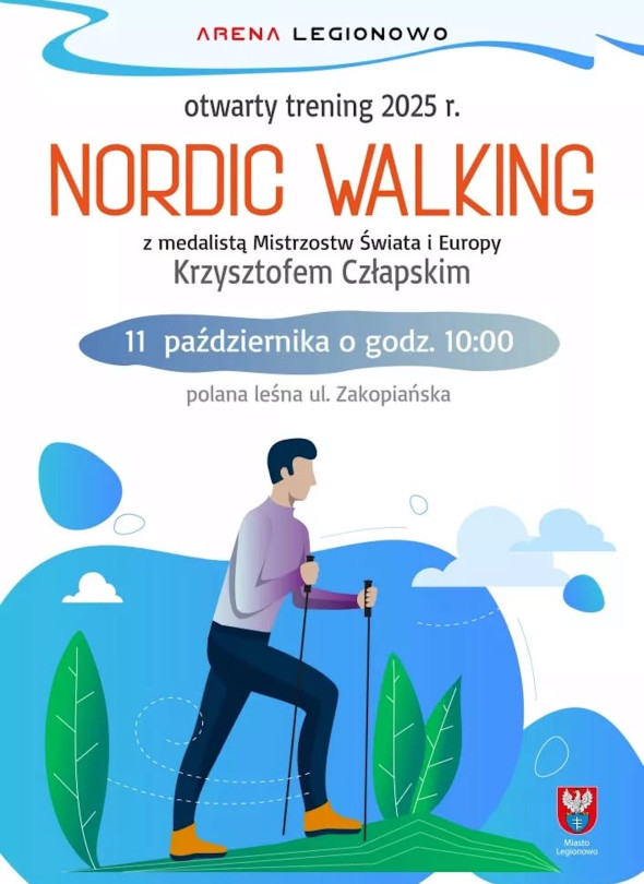 Nordic Walking z Krzysztofem Człapskim (Legionowo)