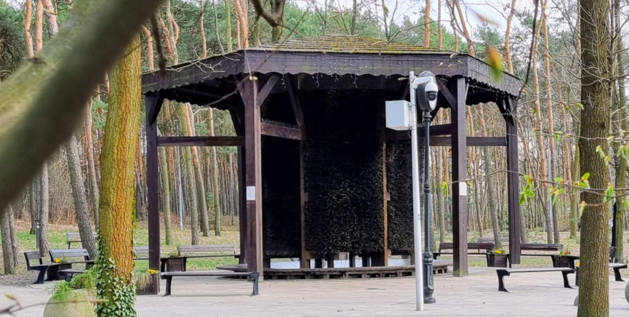 Tężnia w Parku Zdrowia w Legionowie. Fot. Legio24.pl