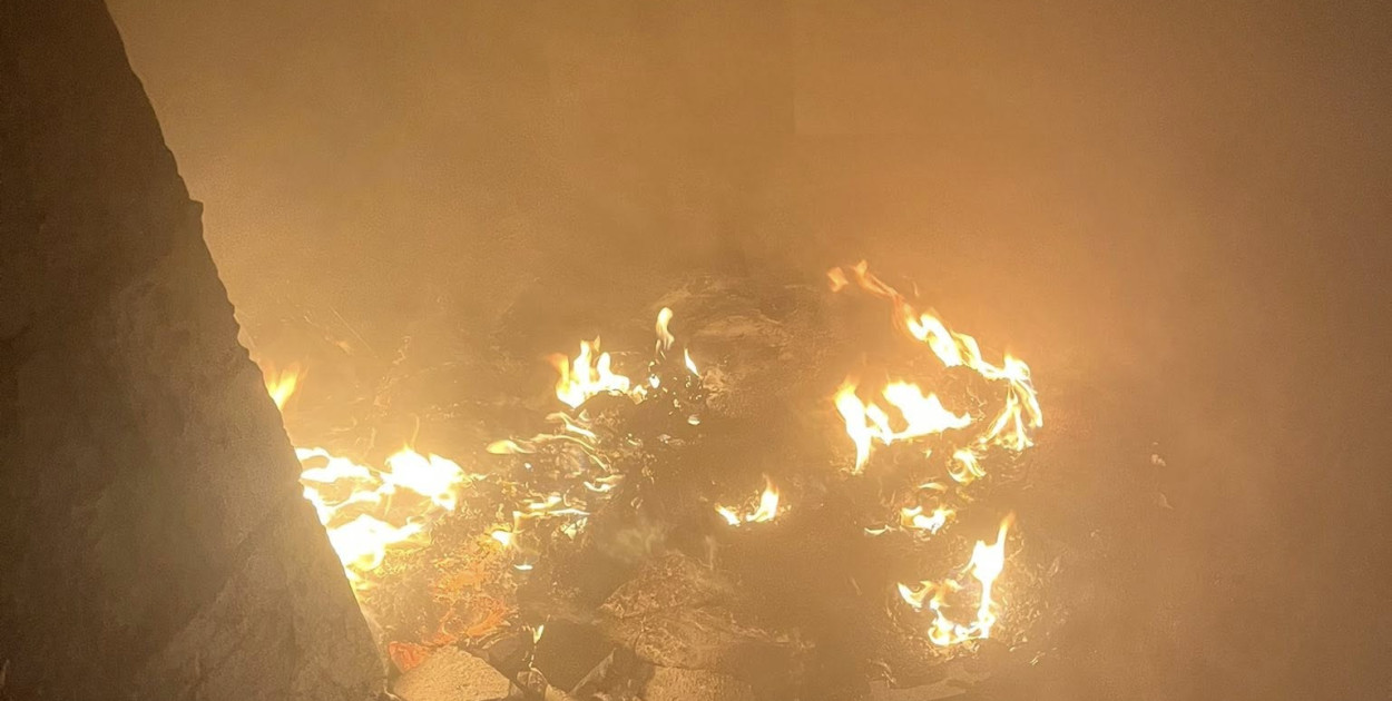 Wieliszew: Pożar w domu przy Al. Solidarności. Fot. KP PSP Legionowo