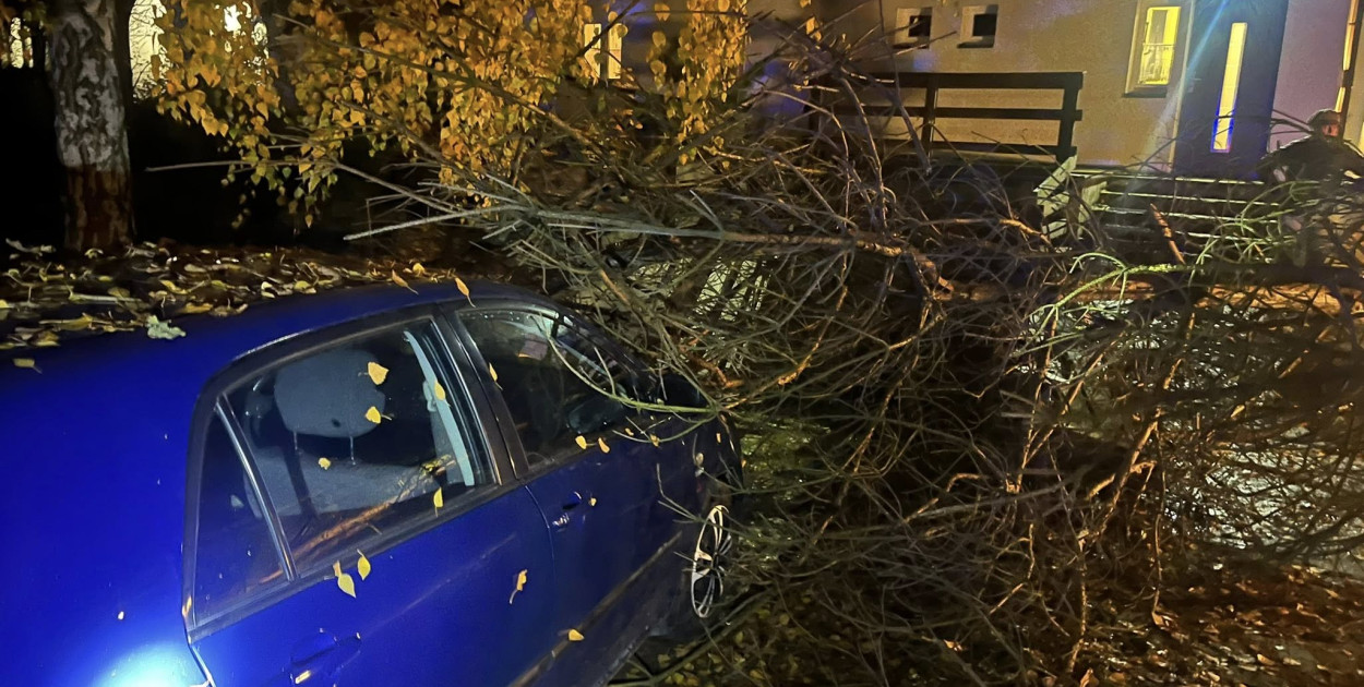 Wichura w powiecie legionowskim. Fot. KP PSP Legionowo
