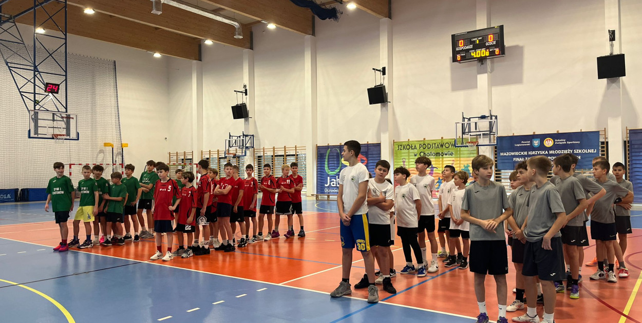 Powiatowe Mistrzostwa w Koszykówce, fot. Starostwo Powiatowe w Legionowie