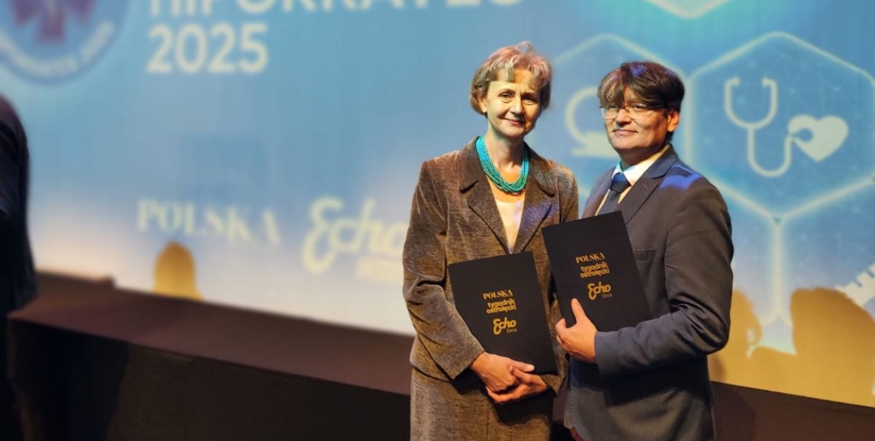 Lek. Katarzyna Rusek – pediatra i lek. Arkadiusz Dąbrowski – lekarz rodzinny. Fot. NZOZ Legionowo