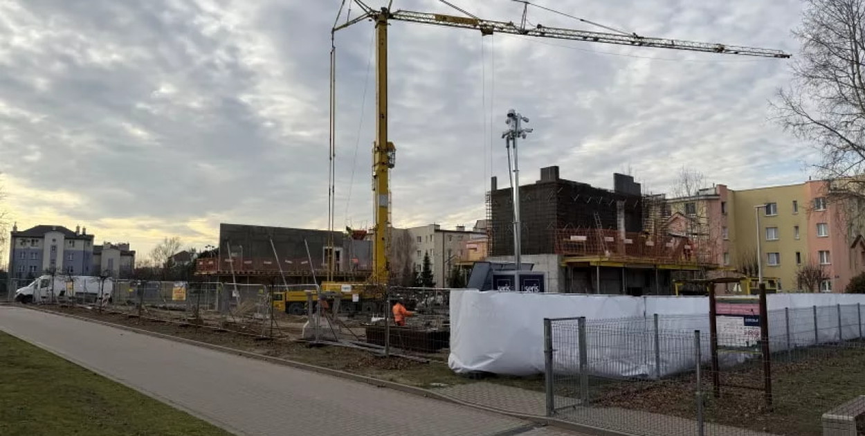 Budowa żłobka miejskiego na os. Piaski w Legionowie. Fot. UM Legionowo