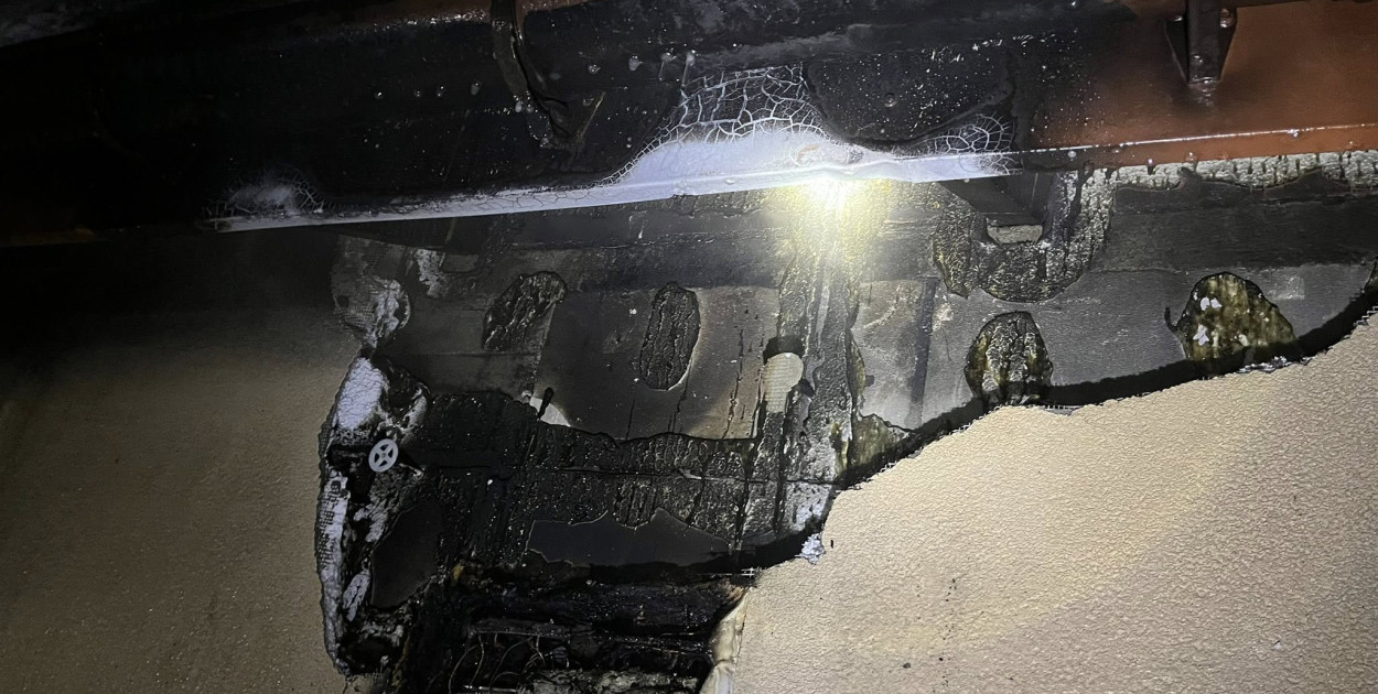 Pożar w Bożej Woli. Fot. KP PSP Legionowo