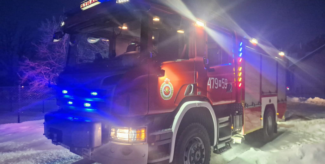 Nocna interwencja w Olszewnicy Starej. Paliła się sadza w kominie