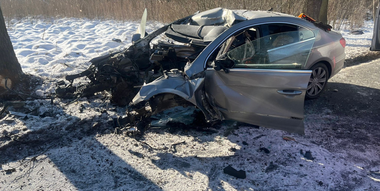 Stanisławów Pierwszy: Śmiertelny wypadek na DW632. Droga jest zamknięta