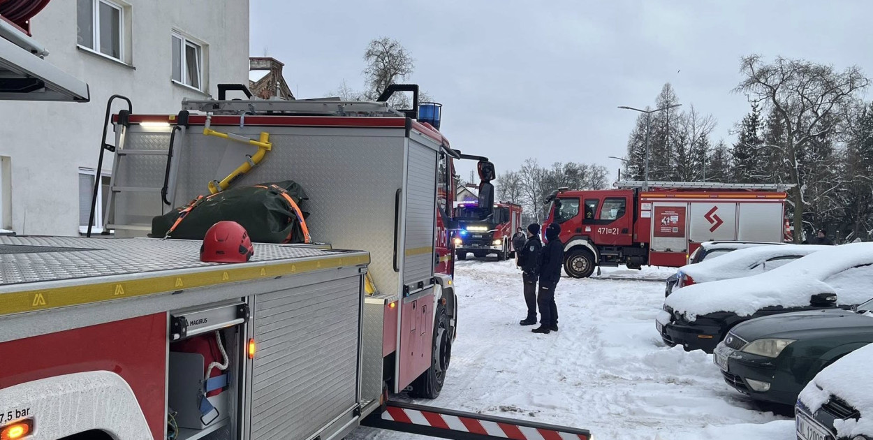 Legionowo: Zgłoszenie o pożarze w bloku przy Sowińskiego okazało się fałszywe