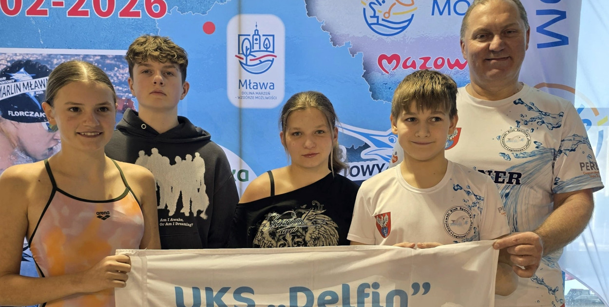 Pływacy z "Delfina" pobili swoje życiowe rekordy podczas zawodów w Mławie