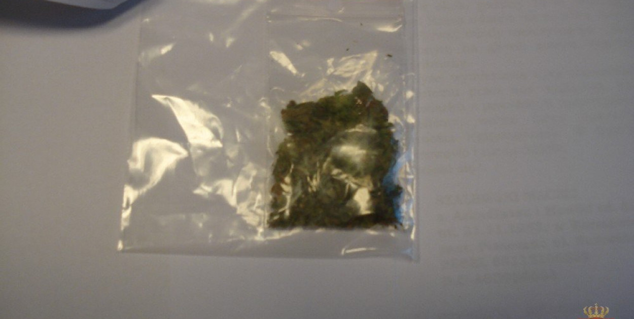 Skubianka: 28-latek zatrzymany przez policję. Miał przy sobie marihuanę