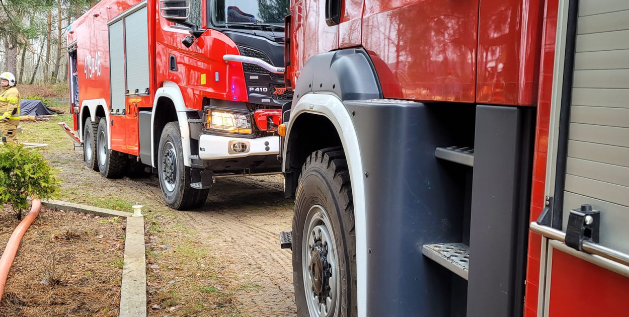 Serock: Groźny pożar pustostanu. Budynek spłonął całkowicie