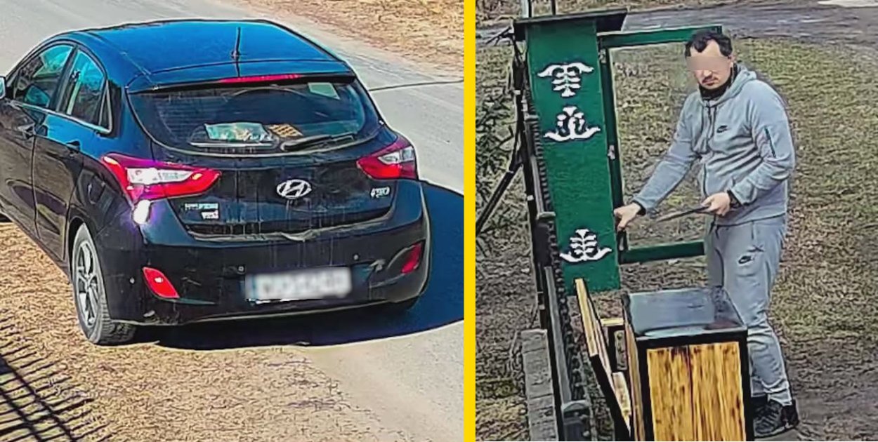 Kradnie książki i odjeżdża. Mieszkańcy Dosina zgłosili sprawę na policję