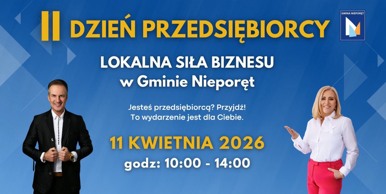 II Dzień Przedsiębiorcy w Gminie Nieporęt – bezpłatne szkolenia już 11 kwietnia